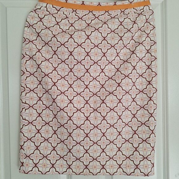 Boden Floral Print  Midi Pencil Skirt size 6R - Picture 1 of 6